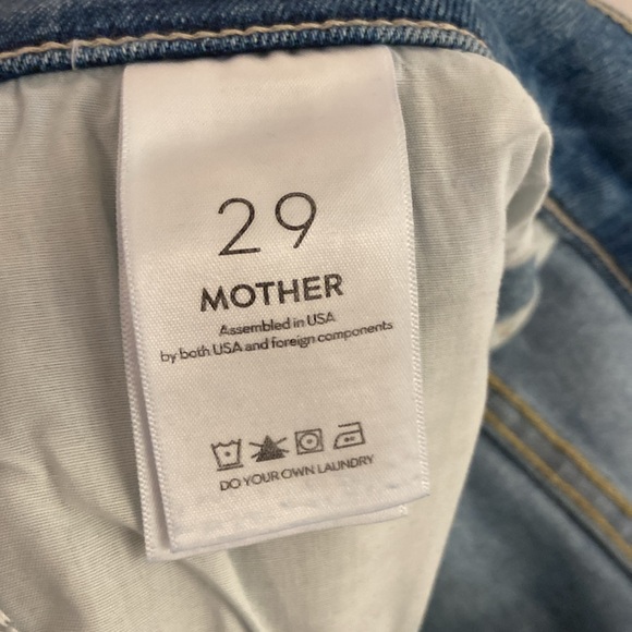 Anthropologie MOTHER The High Waisted Smokin' Double Heel Straight Leg Jeans - Picture 11 of 13